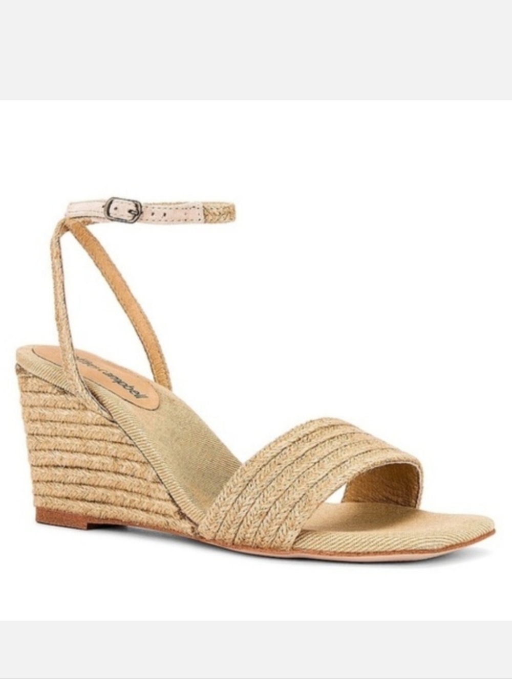 Jeffrey Campbell Sailboat Beige Braided Strap Sandals